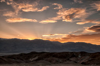 Sunset over the Panamint Range